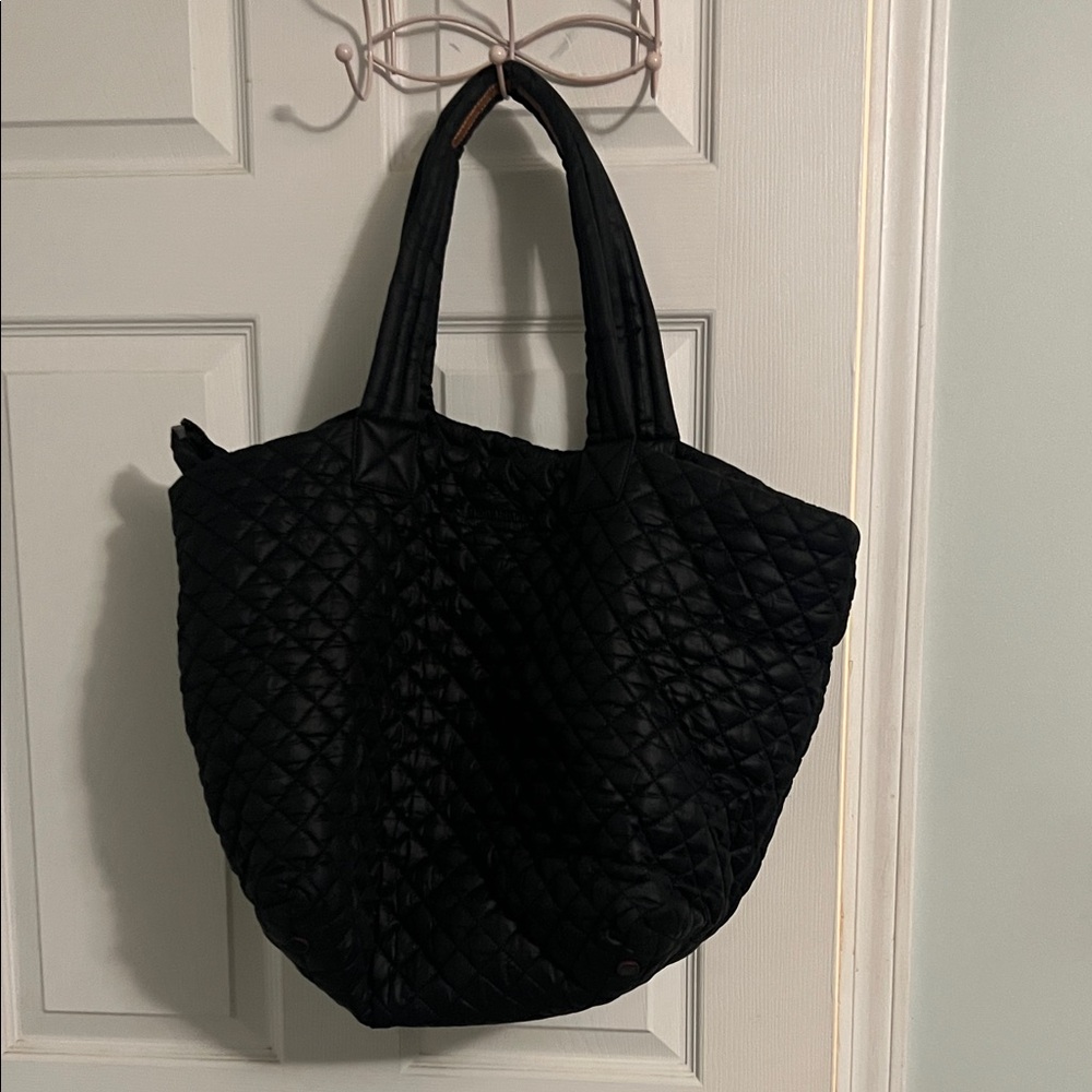 MZ Wallace Black Quilted Tote